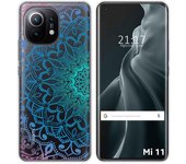 Tumundosmartphone Funda Gel Transparente para Xiaomi Mi 11 5G diseño Mandala Dibujos