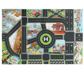 Baby Play Mat City Traffic Car Park Parking Lot Kids Playmat Kids Rug Boy Girl Educational Toys for Children Map Baby Play Mat