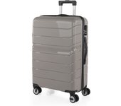 Itaca - Maletas De Viaje Medianas - Maleta Mediana 4 Ruedas - Maletas Medianas De Polipropileno - Maleta De Viaje 20Kg , 65Cm Candado De Combinación 760460