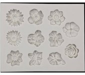 Sunflower Rose Flowers Shape Silicone Mold Cake DIY Decoration Chocolate 3D Mould Tools