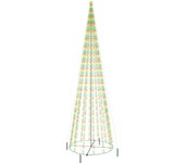 vidaXL Árbol de Navidad cónico 1134 LED de colores 230x800 cm