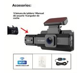 Car Dvr WIFI Dual Lens Dash Cam for Cars 1080P Video Recorder Rear View Camera For Vehicle Black Box Car Accessory Android Auto