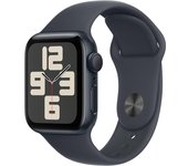 Apple Watch SE 2024 GPS 40mm Caja de aluminio medianoche y correa deportiva medianoche Talla M/L