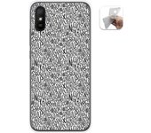 Tumundosmartphone Funda Gel Tpu para Xiaomi Redmi 9A / 9AT diseño Letras Dibujos