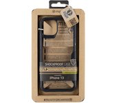 Funda muvit shockproof 2m para apple iphone 13 transparente - negra
