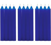 Zimmy - Velas Cilíndricas de Mesa 17.5 cm - 100% Parafina y Mecha de Algodón, Sin Perfume - Variedad de Colores