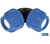 Codo 90° pp pn16 40 x 40  venta unitaria