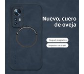 Sheepskin Vintage Magnetic Leather Soft Case for Xiaomi Mi 14 13T 12 11T Lite Poco X6 M6 F6 F3 F4 F5 Pro 4G 5G Airbag Phone Case