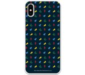 Funda original compatible con iPhone X o XS con un diseño de Harry Potter Escudos