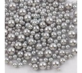 About 360pcs Random Mix 3-10mm No Hole ABS Pearl Bead For DIY Jewelry Making Nail Art  Decor Vase Filler Makeup Brush K0877