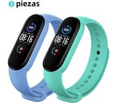 2PCS Watchbands for Xiaomi Mi Band 7 bracelet Miband 5 6 NFC Replacement Wristband Sport Silicone correa mi band 7 6 3 4 8 strap
