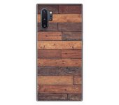 Tumundosmartphone Funda Gel Tpu para Samsung Galaxy Note10+ diseño Madera 03 Dibujos