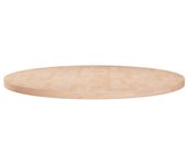 vidaXL Superficie de mesa redonda madera de roble sin tratar Ø60x2,5cm