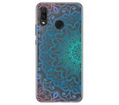 Tumundosmartphone Funda Gel Transparente para Huawei P8 Lite 2017 Diseño Mandala Dibujos