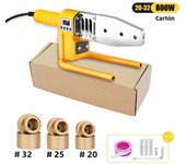 800/1000W Plastic Pipe Welding Machine 220V Home Professional Hot Melt Tool Pipe Welding Tools Suitable For PB/PE/PPR Up To 320℃