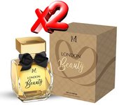 2 UNIDADES LONDON BEAUTY Eau de Parfum pour femme 100ml Montage Brands Fragancia inspirada en otros perfumes Perfume Mujer