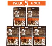 Yommy 40g-1Kg Barritas Masticables para Perro 4-6mm, Golosinas Sticks para Perro, Snacks de Piel para Perros