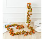 2.5m Rose Artificial Silk For Wedding Garland  Fake Plant Flowers Vine Home Room Wedding Wall Hanging Garden Arch DIY Decoration