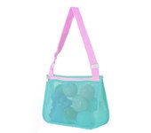 Beach Toy Mesh Bag Kids Shell Storage Bag Beach Toy Seashell Bag Mesh Pool Bag Sand Toys Swimming Accessories For Boys And Girls