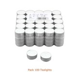 SNOWDVANCE Velas de decoracion - Duracion 4,5h - Pack 30/50/100 unidades