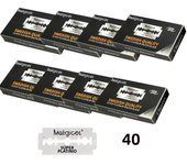Razor Blades For Double Edge Razor,Stainless Steel Blades Used for Folding Knife with Shaving & Hair Removal 100pcs