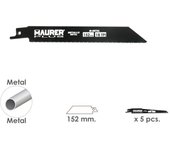 Hoja para Sierra Sable Maurer Metal 152 Mm - 18 TPI Tipo Bosch (5 Piezas)
