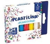 PLASTILINA OXFORD BARRA 6 y 12 UNIDADES (A ELEGIR) COLORES SURTIDOS 100GR