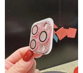Luxury Diamond Camera Protector For IPhone 16 14 15 13 11 Pro Max Metal Ring Lens Glass On Iphone 12 13 Mini 14 15 Plus