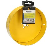 Corona Sierra Bimetal Ø 152 mm. Templado Termico, Base Reforzada. Corona Madera, Broca Agujeros Madera, Acero, Hierro, Plasticos