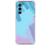 Funda Silicona Antigolpes para Vivo Y76 5G diseño Acuarela 10 Dibujos