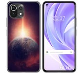 Tumundosmartphone Funda Gel Tpu para Xiaomi Mi 11 Lite 4G / 5G / 5G NE diseño Tierra Dibujos