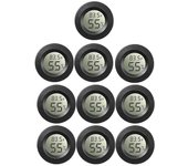 10Pack Mini Higrómetro Termómetro Medidor Digital Monitor Lcd Para El Invernadero Babyroom Reptil Incuba