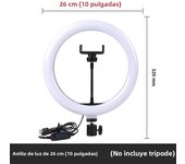 LED Selfie Ring Light Photography Video Light,Optional Tripod Stand,8/10 Inch RingLight with Phone Holder for Live Streaming