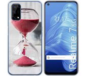 Tumundosmartphone Funda Gel Tpu para Realme 7 5G diseño Reloj Dibujos