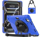 Shockproof Case For iPad Pro 11 12.9 13 M2 M4 2024 Cover iPad Air 13'' 11'' 2025 4th 5th 10.9 11th 11 Funda Coque+Shoulder Strap