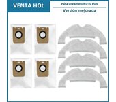Main Brush Side Brush Hepa Filter Mop For Xiaomi Dreame Bot D10 Plus RLS3D Robot Vacuum Cleaner Rag Cloth Dust Bag Accessories