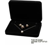 Black Velvet Full Range Jewelry Box Ring Earrings Holder Bracelet Box Pendant Necklace Organizer Jewelry Storage Box Gift Box