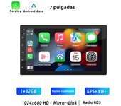 HIPPBQCC 2 Din Car Radio Carplay Android Auto 4 Core Android 11 4G GPS Car Audio 7"/9"/10" WIFI Automotive IPS Multimedia Player