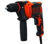 Black & Decker Taladro Percutor BLACK+DECKER BEH710 710W | Portabrocas 13mm | Velocidad Variable | Incluye 4 Brocas