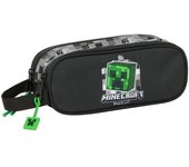 Estuche portatodo doble Minecraft 21x8x6cm  Minecraft