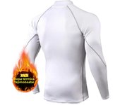 2024 Autumn Slim Pullover Thermo Shirts Long Tops Clothes T-shirt Men Winter Thermal Warm Sleeve Thickened Compression Shirt Man