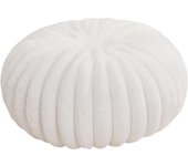 Cojín redondo de suelo con forma de calabaza, cojín decorativo de felpa suave para sofá cama, cojín para sala de estar (verde, 35 x 35 cm)