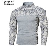 New Mens Sweaters Men Camouflage Half Zipper Jacket Coats Camo Long Sleeve breathable sweashirts Outdoor streetwer