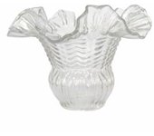 Genérico NO MARCA Tulipa de Cristal Transparente ARUM 11x16cm - Elegante y Versátil