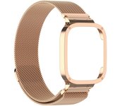 Milanese Loop Strap For Xiaomi Mi Watch 4/3 strap belt Metal Belt Magnetic Correa Bracelet+Case Redmi watch 3 active Band Strap