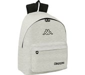 SAFTA  KAPPA MOCHILA KAPPA "GREY KNIT" - Mochila Diseño Único y Licencia Oficial Made  - Mochila Hombreras Acolchada y Espalda Ergonómica
