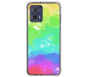 Tumundosmartphone Funda Silicona Antigolpes Motorola Moto G73 5G Diseño Acuarela 03 Dibujos