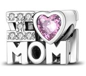 Silver Plated Pink Series Charms Pendant Lovely Dangle Pink Perfume Bottle Charm Beads Fit Bangle Bracelet Necklace Jewelry
