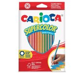 Carioca Pack 36 Lapices Colores Madera Hexagonal