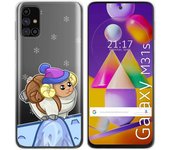 Tumundosmartphone Funda Gel Transparente para Samsung Galaxy M31s diseño Cabra Dibujos
